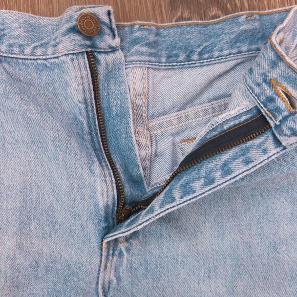 LEE Distressed Jeans 34x30-actual 32x27 Men's Stone Washed Trashed Light Blue - Picture 5 of 11